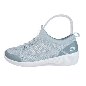 Skechers Sneakers Women's 6.5 Blue Mesh Memory Foam Slip-on Athletic Shoes